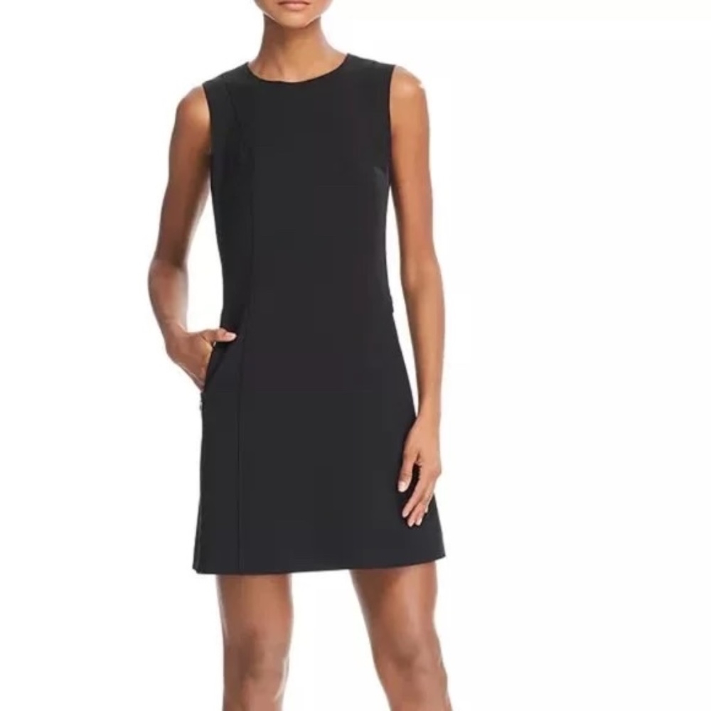 Theory Helaina Wool-Blend Shift Dress